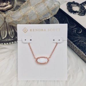 KENDRA SCOTT Rose Gold Elaina Ivory Pearl Bracelet